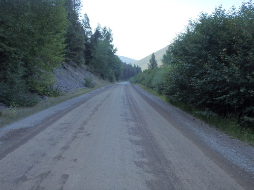 GDMBR: Stemple Pass Road becomes NF-4134.